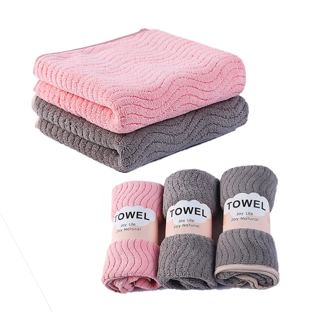 Factory Wholesale Premium Quality Needle Pick Design Microfiber Cloth Super Soft Ultra-Dry Absorbent Hair Towels and Face Towels for Women