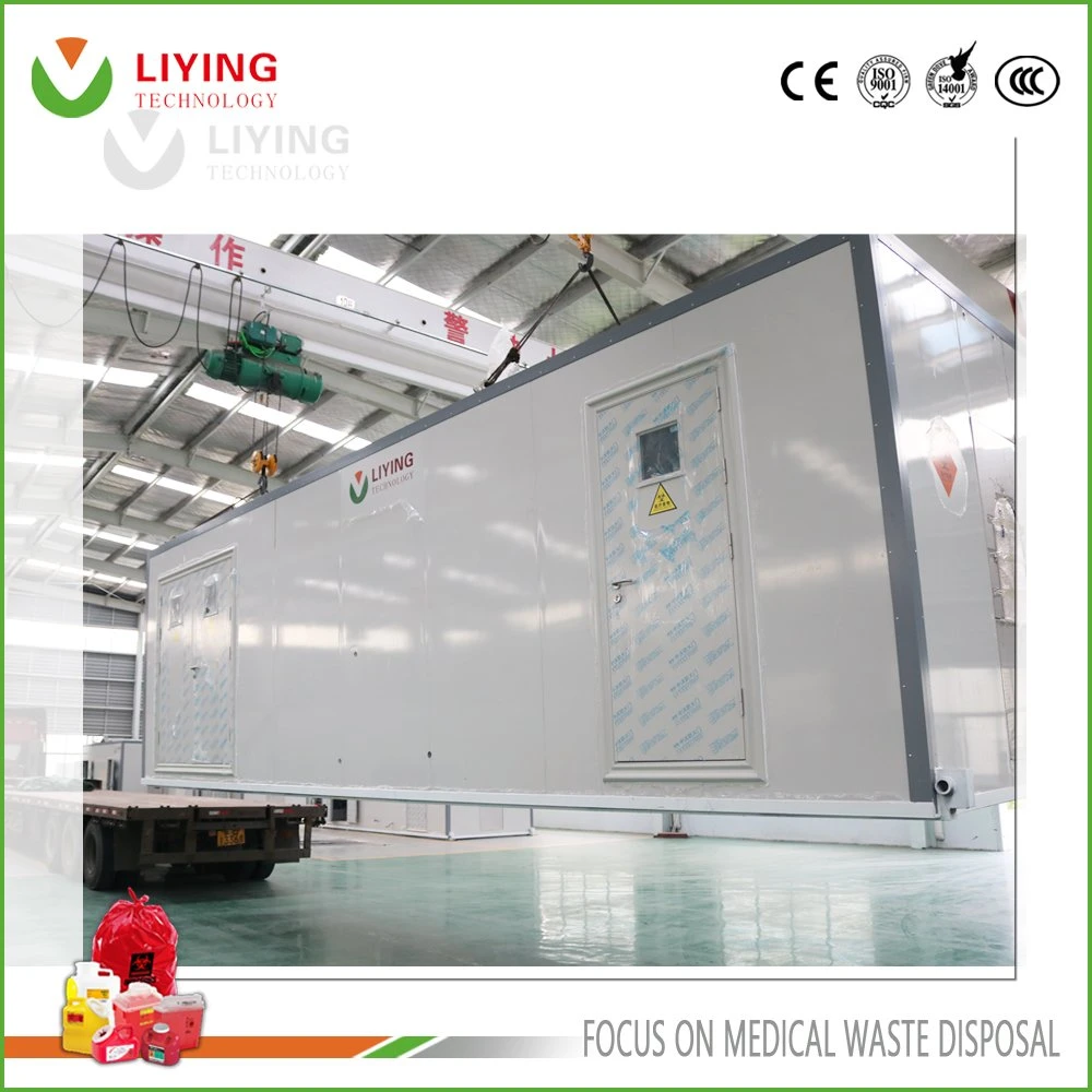 Chinese Manufacturer of Hospital Healthcare Medical Waste Management with Microwave Sterilizer