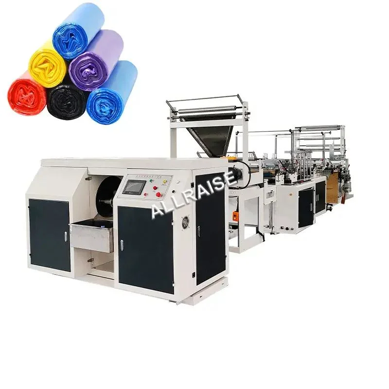 Fully Automatic Plastic Bag with String Garbage Bag Making Machine