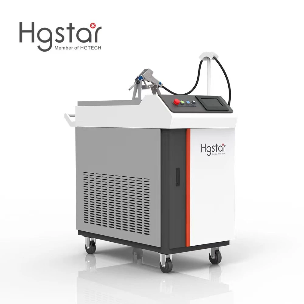 Personalizar Hgstar 1000W 1500W 2000W Portátil láser de fibra soldadora de arco de molde de acero al carbono Acero Inoxidable Aluminio de aleación de latón