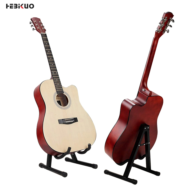 Mejor venta y alta calidad OEM Logo Guitar Stand Hierro Soporte de guitarra Soporte de guitarra acústica