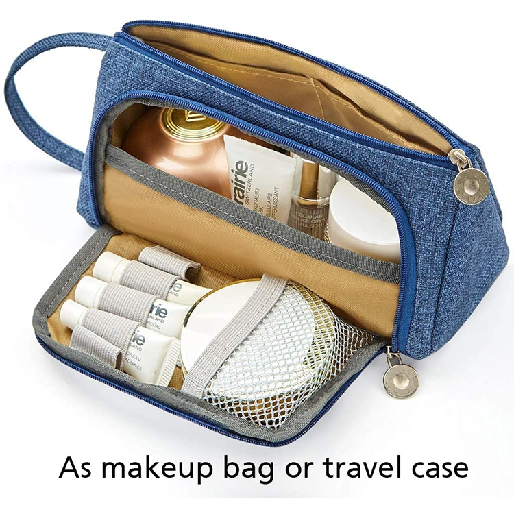 Fashion Travel Make up Bag Multi-Function Pen Pouch Middle High School Pencil Case