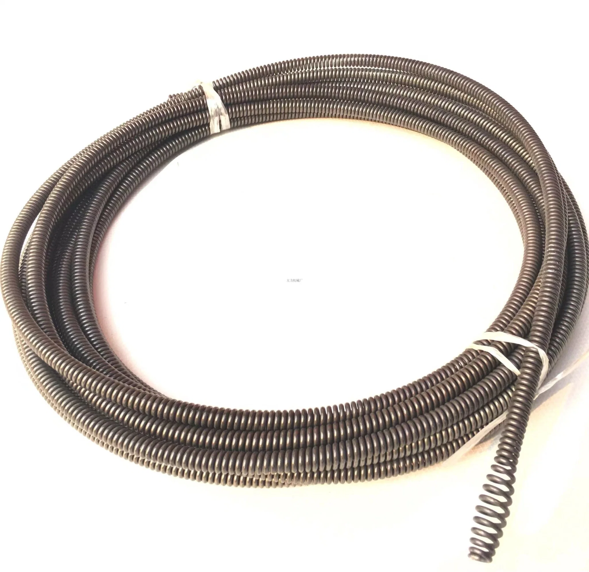 10mm*10m Spring Spare Parts of Sewer Cleaner Cable of Drain Cleaning Machine