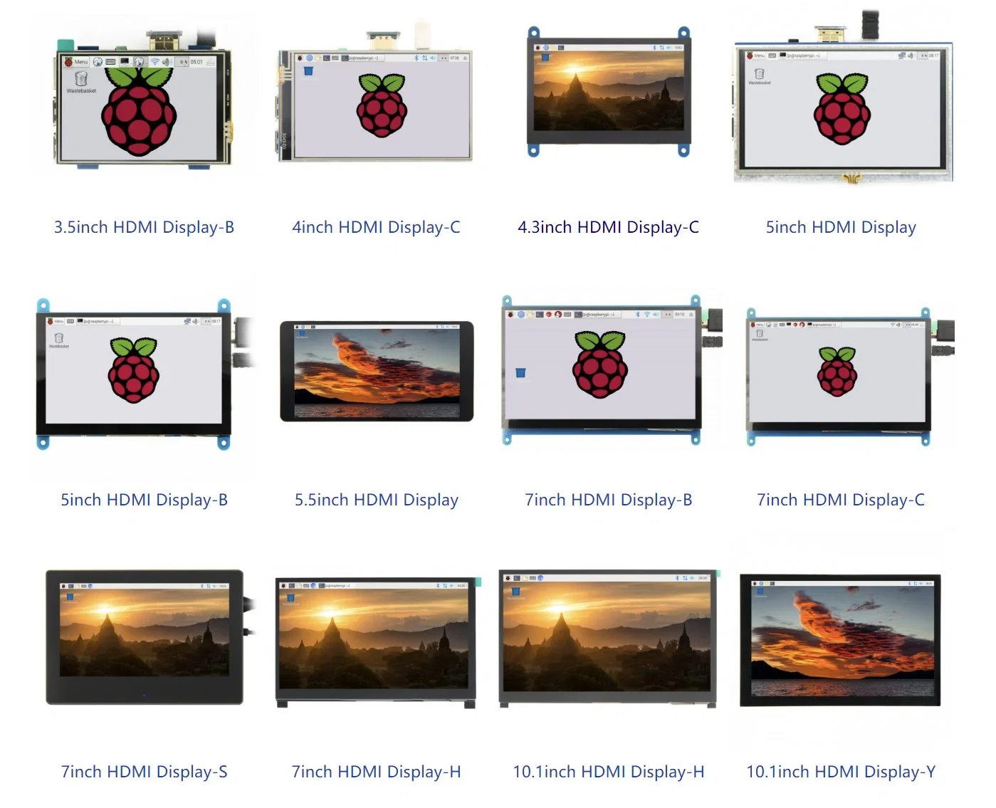 0.96" 1.8" 2.0" 2.4" 2.8" 3.5" 5.0" 7.0" TFT Spi/MCU/RGB/Mipi/Lvds LCD Display