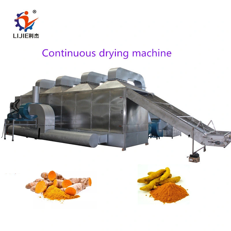 Automatic Large Capacity Carrot Chips Slice Drhydrator Mesh Belt Dryer Drying Machine