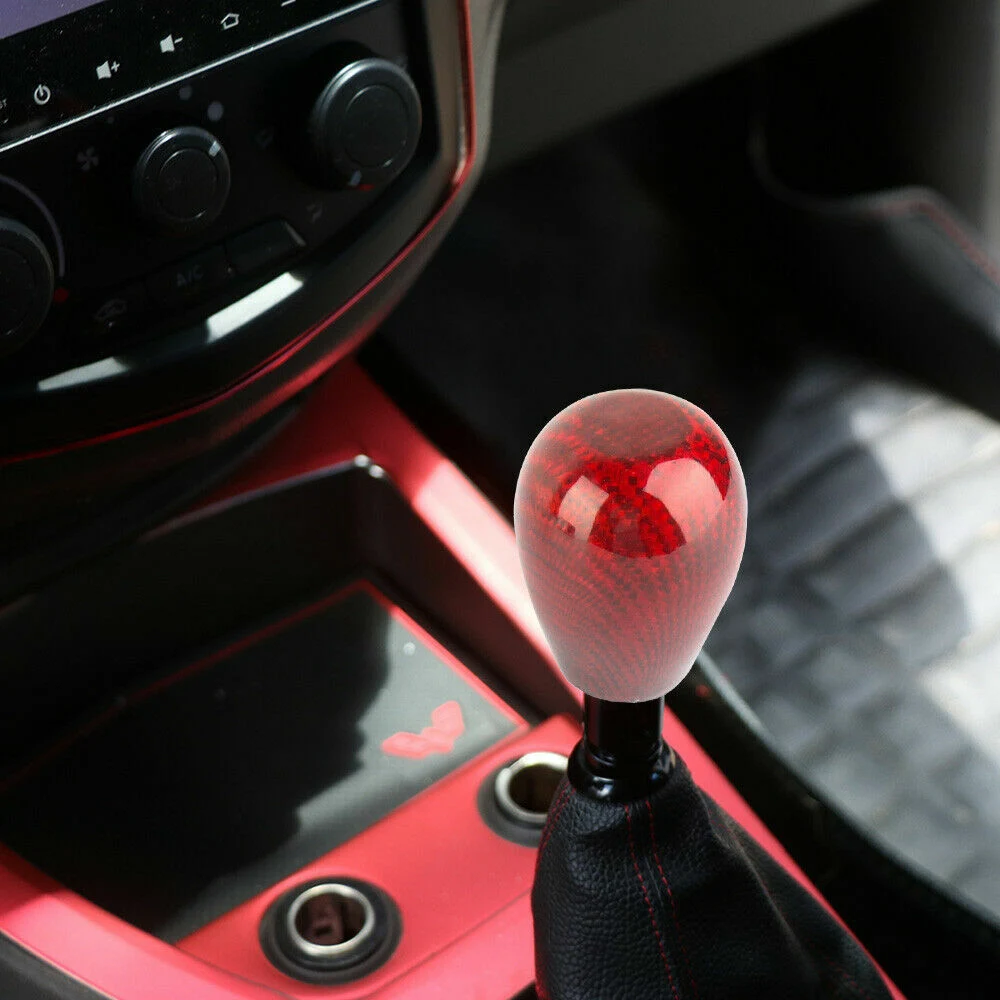 Spare Parts Red Carbon Grain Master Feel Shift Knob