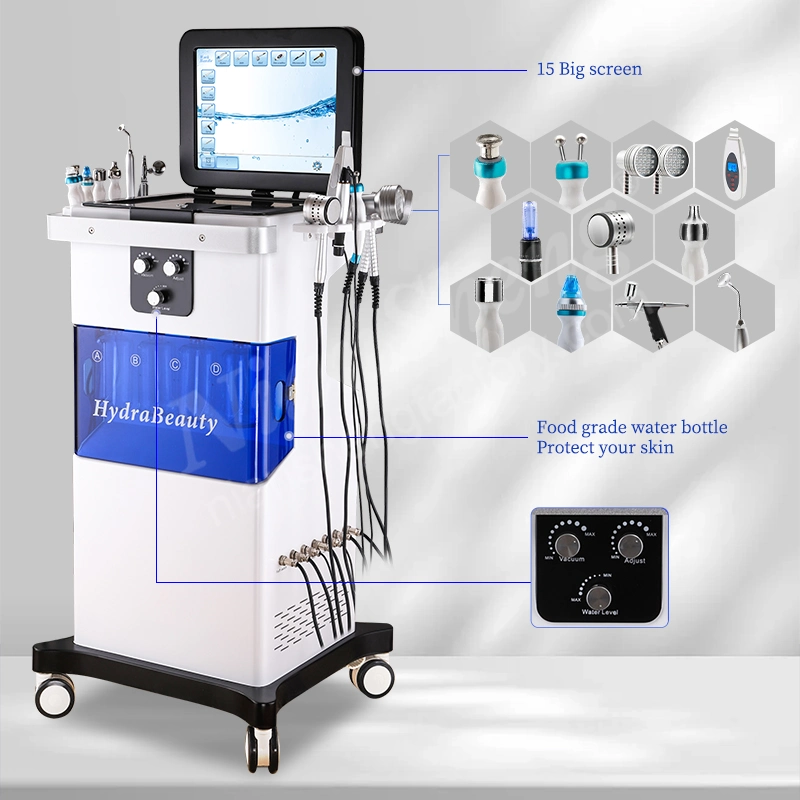 Niansheng 11 en 1 vertical Hidra eau visage Dermabrasion peau Entretien de la machine