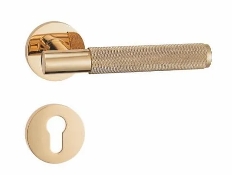 Elegent Series Antique Brass Bedroom Door Handles Vintage Silent Wooden Door Handle