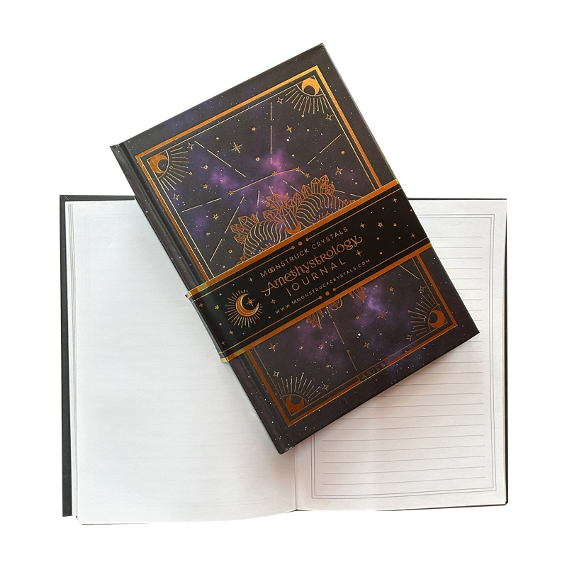 High quality/High cost performance  Foil Stamping Custom A5 Hardcover Notebook Printing