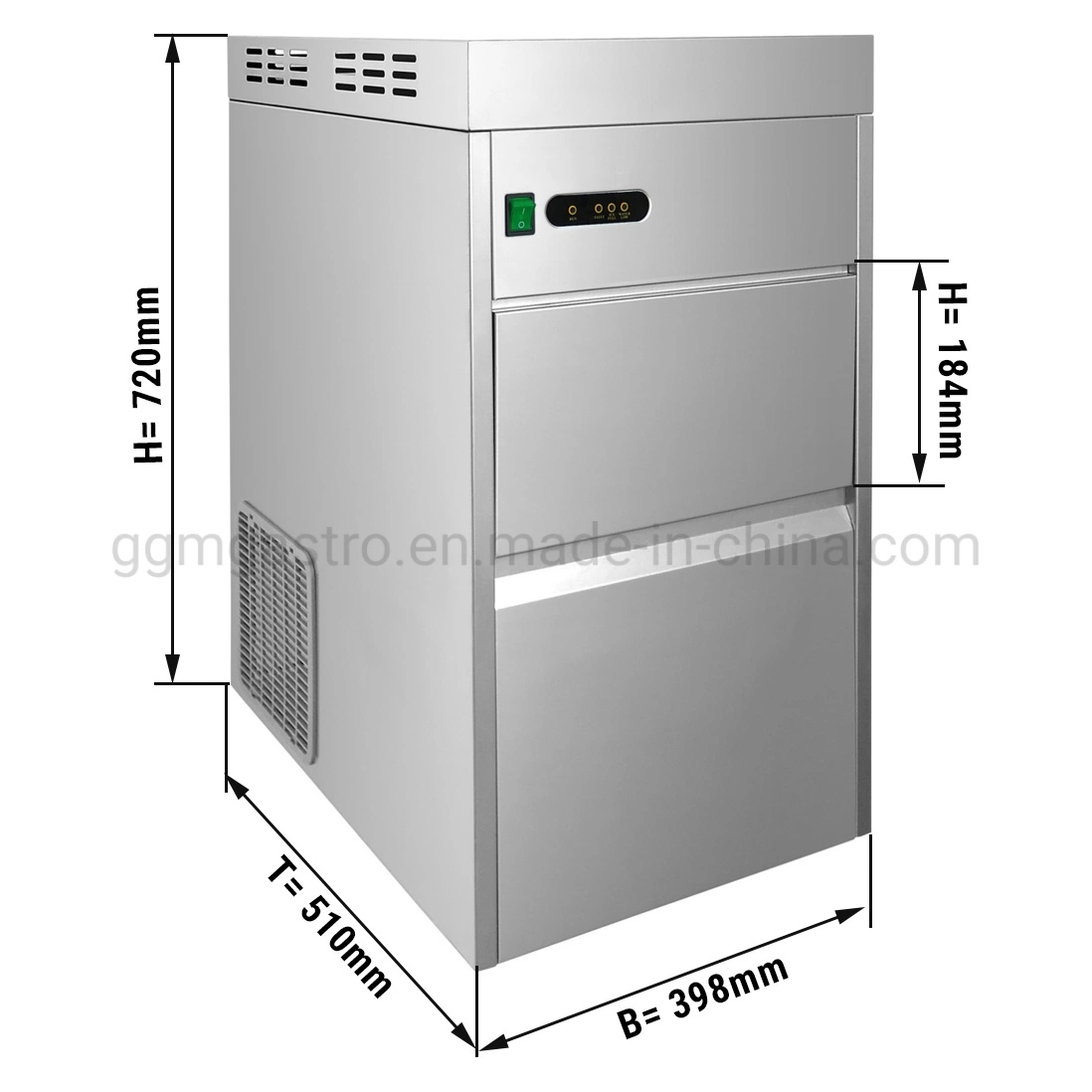 Eismaschine Kommerzielle Würfelmaschine Eismaschine Eiswürfelmaschine Eiswürfel Maschine