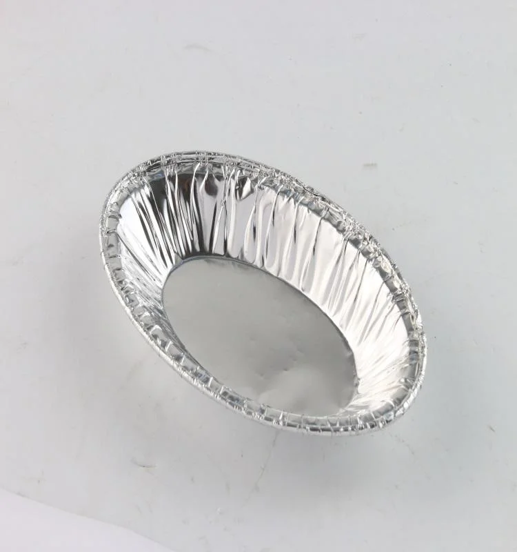 Oval Aluminum Foil Pans Restaurant Food Packing Foil Container Baking Aluminum Tray