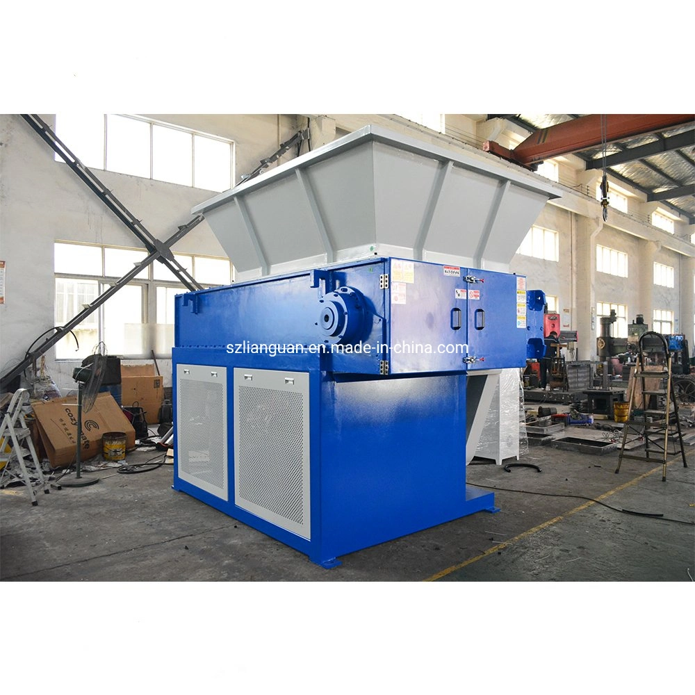 Single Shaft Scrap PP/PE/PVC/ABS/Pet/FRP/PMMA Plastic Lump Shredder for Recycling