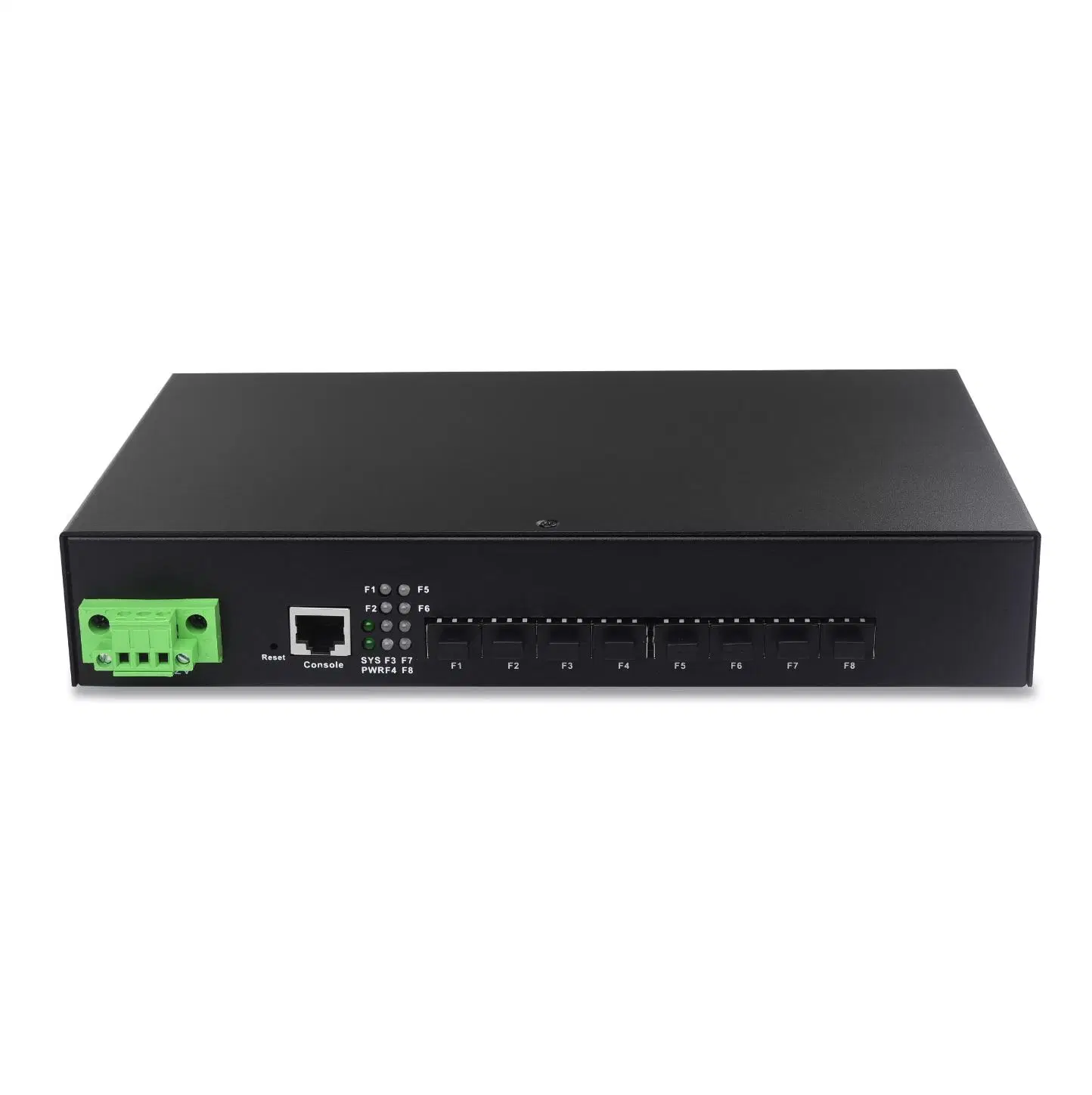 L3 Managed 8 Port Gigabit / 10g Uplink SFP+ Port Smart Network Industrial Managed Ethernet Fiber Switch