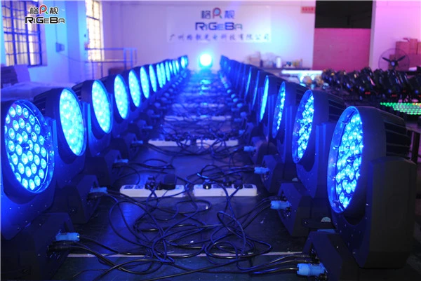 36LEDs X10W Round LED Zoom Wash Moving Head Stage Lighting