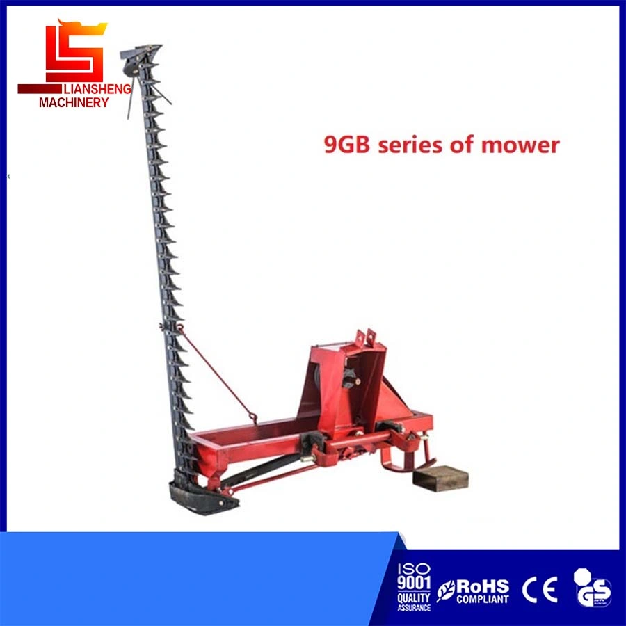 Tractor Sickle Bar Mower 1.4-2.1 Meter Sickle Bar Hydraulic Lawn Mower Grass Alfafa Pasture Harvester