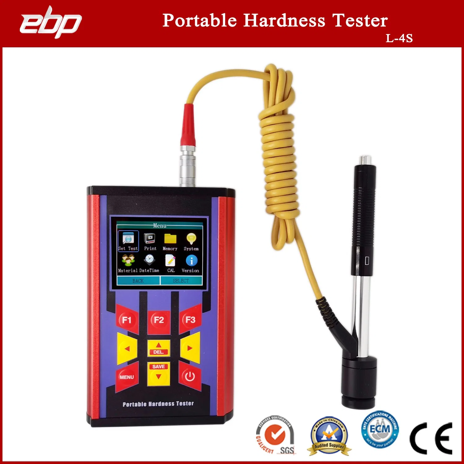 Digital Portable Hardness Tester Leeb / Brinell / Vickers / Rockwell Hardness Test