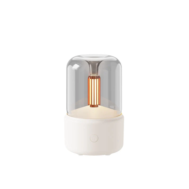 Vela de simulação de luz LED 120ml de óleo essencial de Umidificador de ar Difusor aroma portátil humidificador