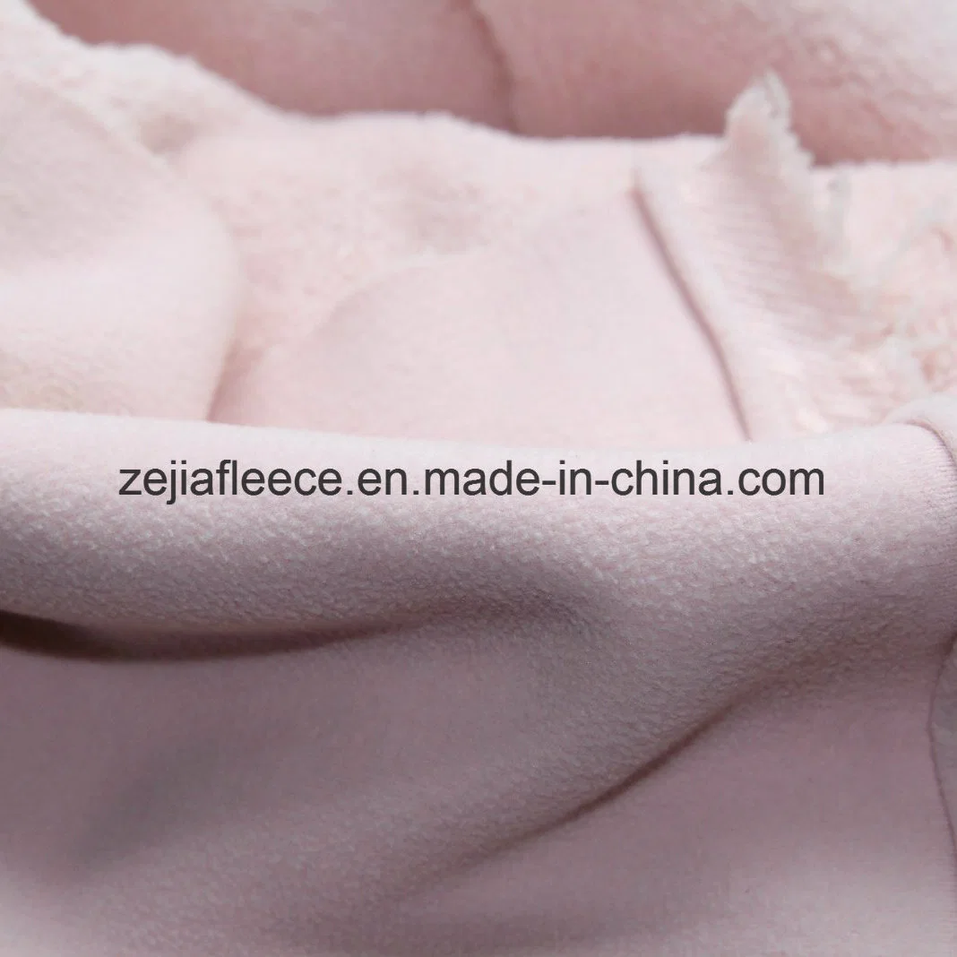 قماش مشتبكًا، قماش شو Fleece مربوز مع قماش Mirco Fleece