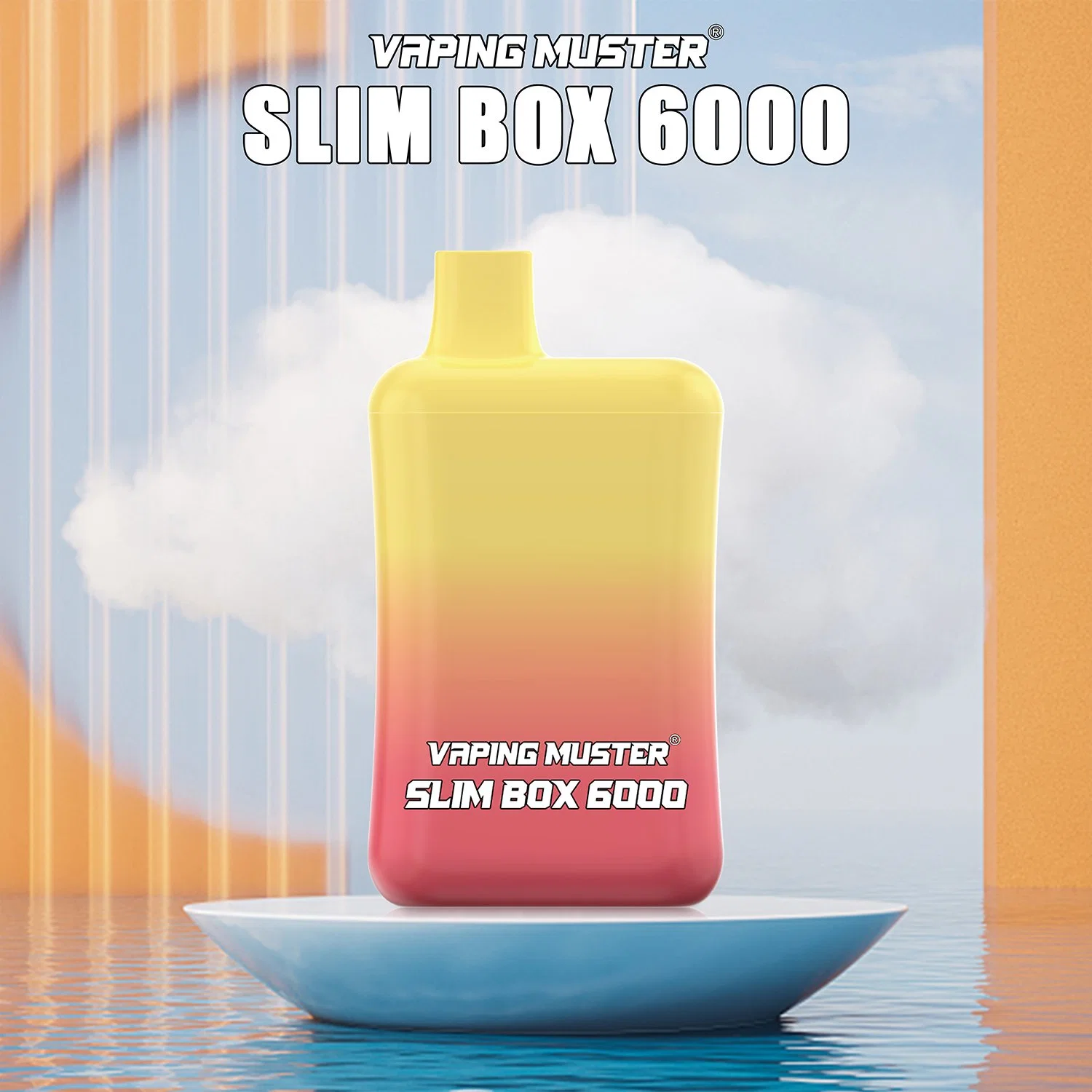 Vapingmuster Hot sale Original Brand Slim Box 6000 Puffs jetable Stylo VAPE avec 100 saveurs