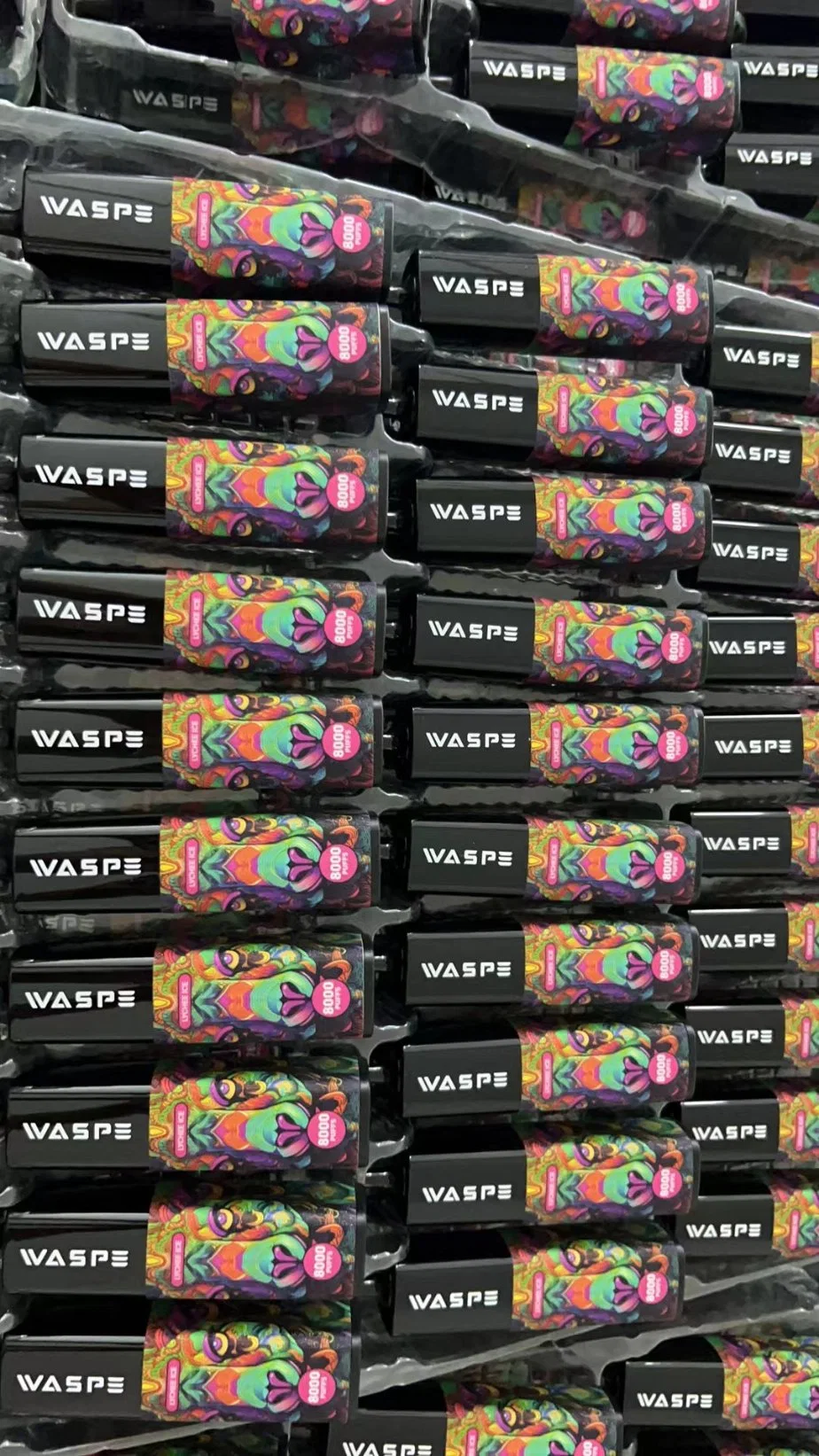 2023 Оптовая одноразовая кассета Waspe Vape до 8000 шайб одноразовая кассета Vape