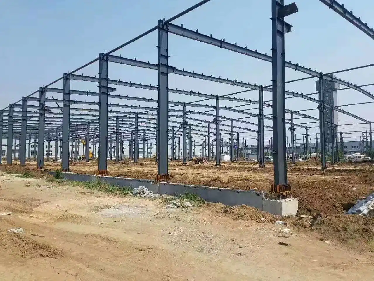 Matériaux de construction atelier de structure en acier à cadre métallique ASTM Poultry House