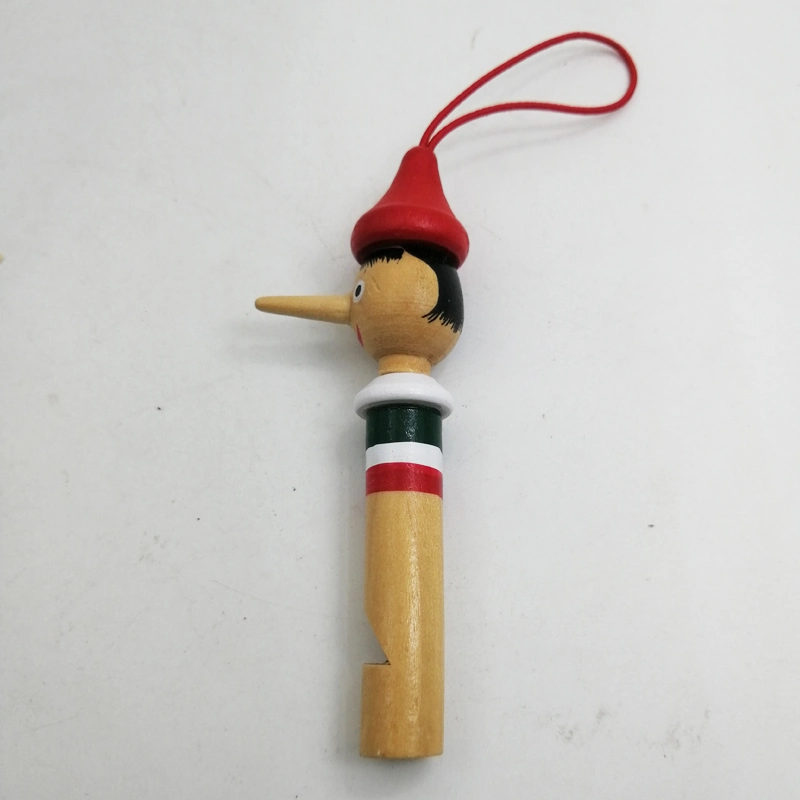 Pinocchio Round Face Long Nose Puppet Version Whistle