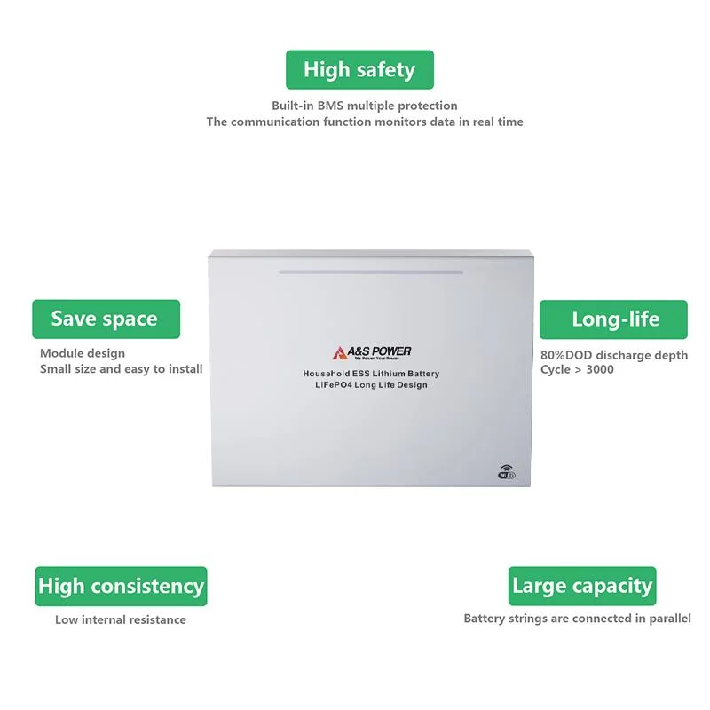 6000 ciclo de vida bateria bateria Início Energia parede 10kwh LiFePO4 51,2V Bateria de lítio de 200 h, parede de 10 kW