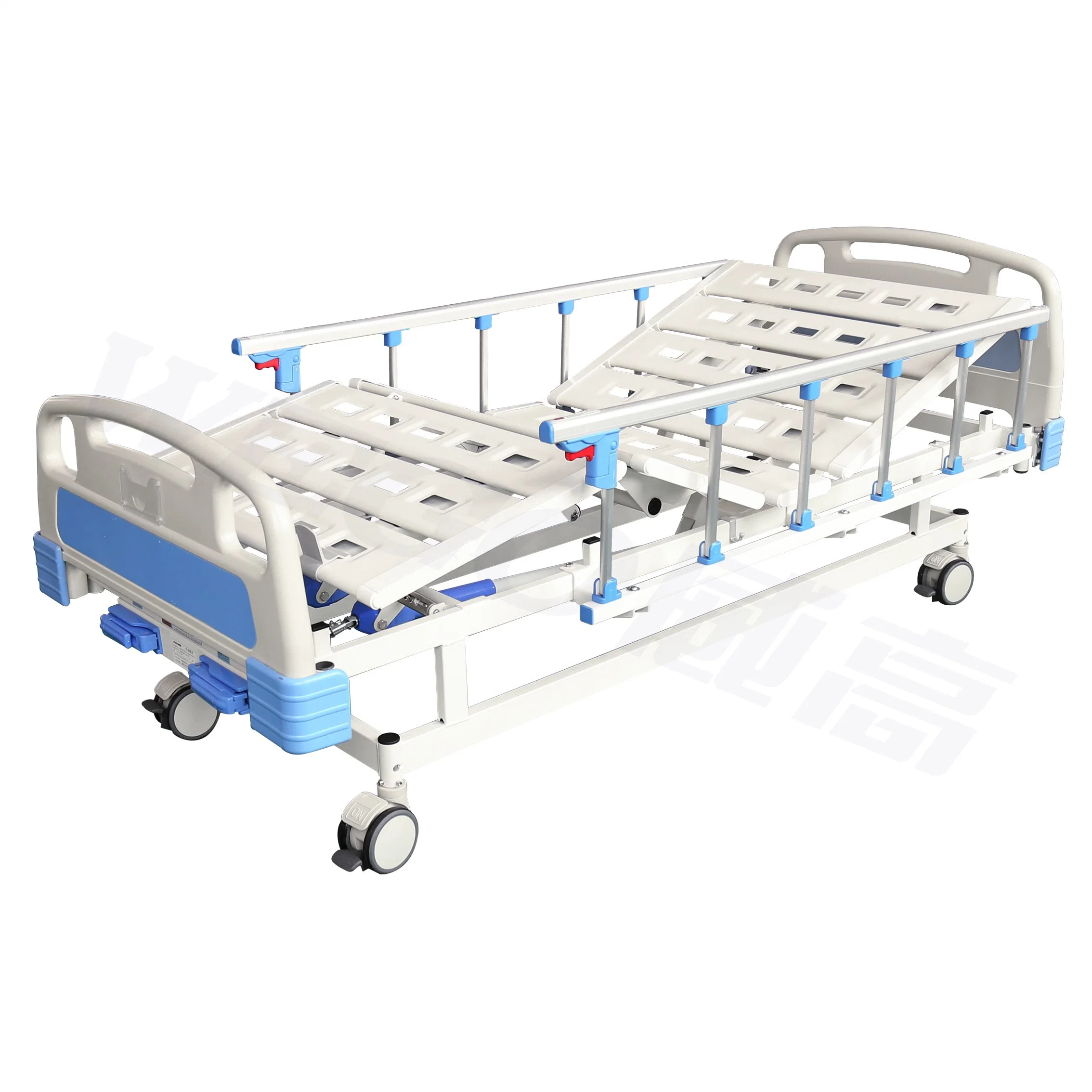 Wego Stainless Steel Multifunction Adjustable Manual Foldable ICU Hospital Bed Manufacturers