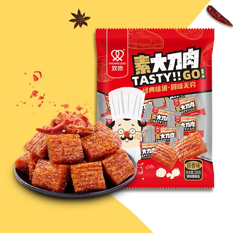 Custom Taste Food Internet Famous Vegan Seasoned Flour Spicy Strip