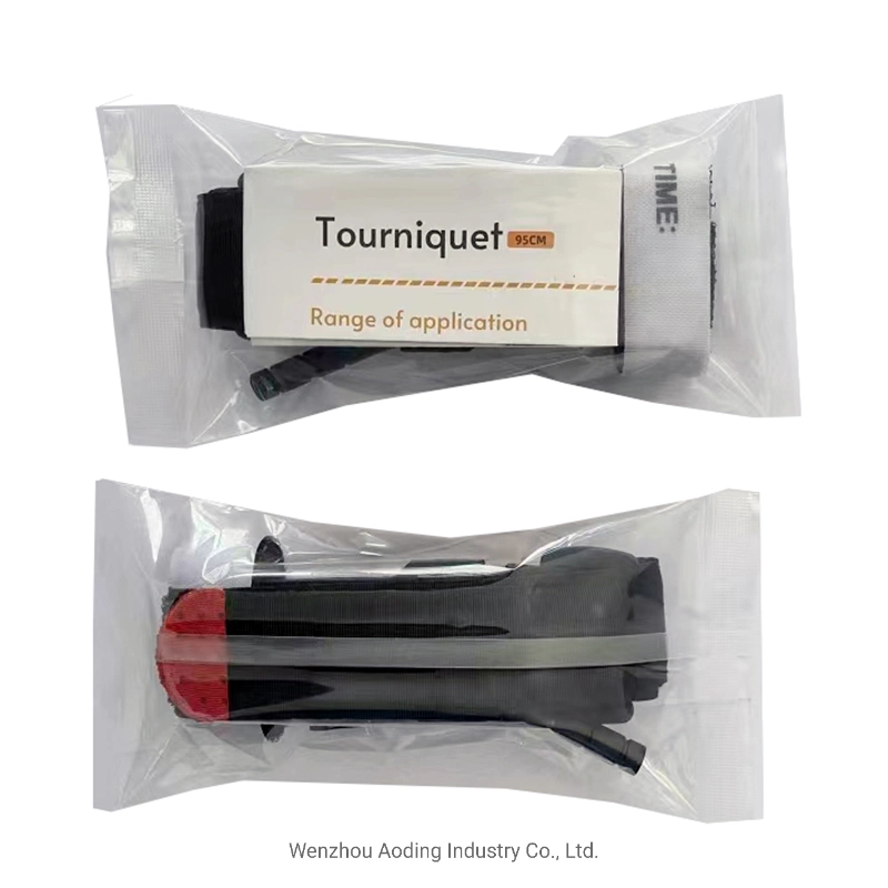 Pneumatic Cat Combat Application Tourniquet Holder Medical Z-Fold Hemostatic Israeli Bandage for Intravenous Infusion