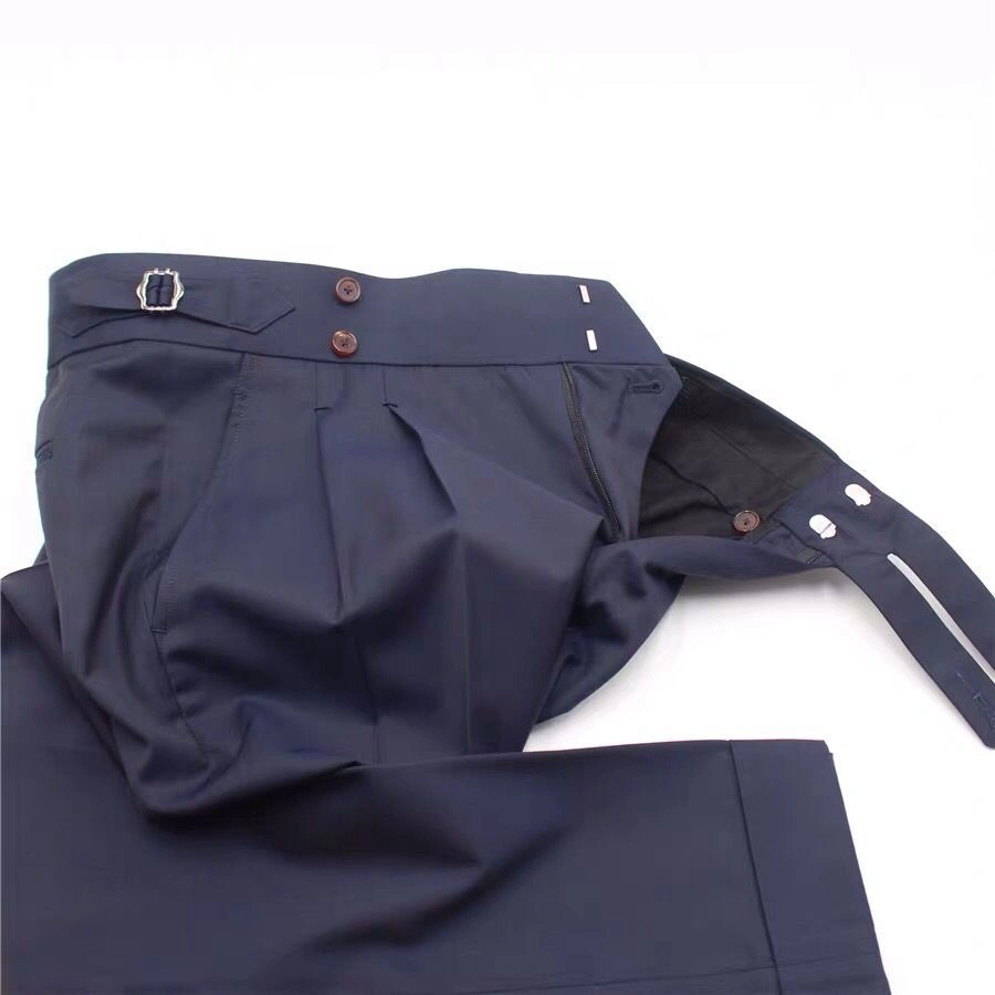 Custom Design Tailored Trousers 100% Wool Gurkha Pants for Men