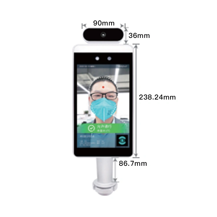 Time Attendance Face Recognition Non Contact Infrared Thermometer Infrared Electronic Thermometer