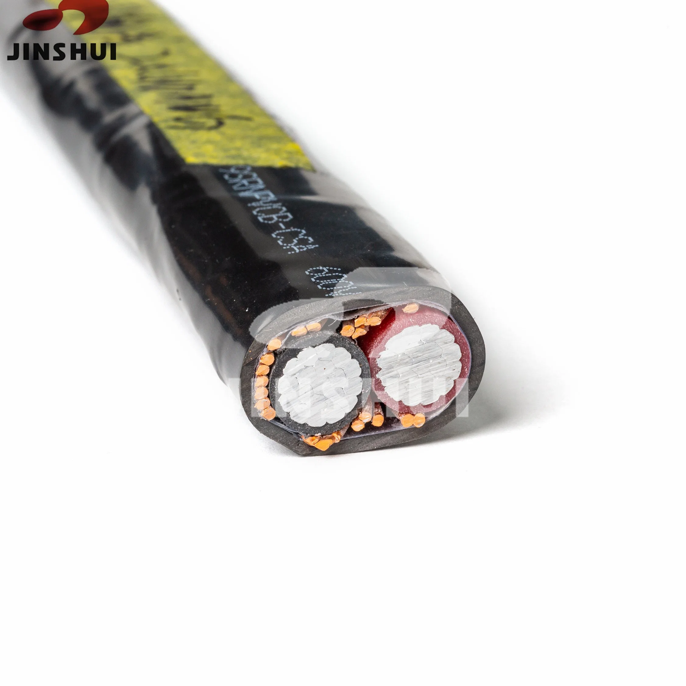 0.6/1kv 2X8 AWG XLPE/PVC Power Cable Aluminum Concentric Neutral Concentric Cable