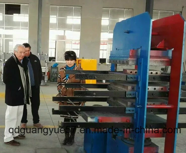 Rubber Hydraulic Hot Press/Rubber Flooring Tile Curing Machine