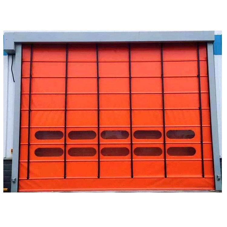 China PVC Rolling Shutter Fast Folding High Speed Stacking Door