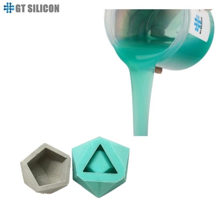 Factory Price RTV2 Liquid Silicon Rubber Tin Cure Silicone Rubber for Making Cement Flower Pots Mold