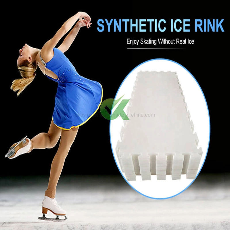 Low Price Mobile Super Glide Artificial Skating Rink Skating Floor Tiles