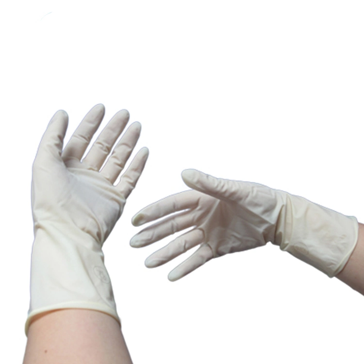 Disposable Medical Use Free-Powder Latex Examination Glove