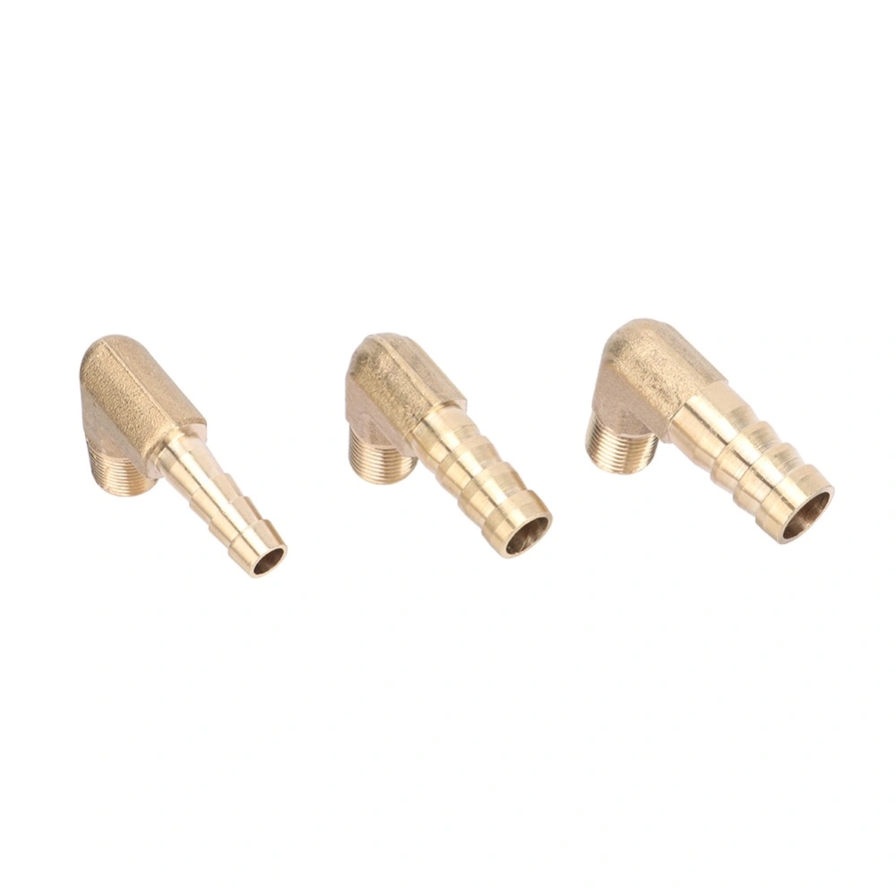 High quality/High cost performance  Brass 1/8" Male Thread Elbow Connector Barbed 6/8/10mm Pipe Interface Elbow Pagoda Garden Watering Pipe Joint