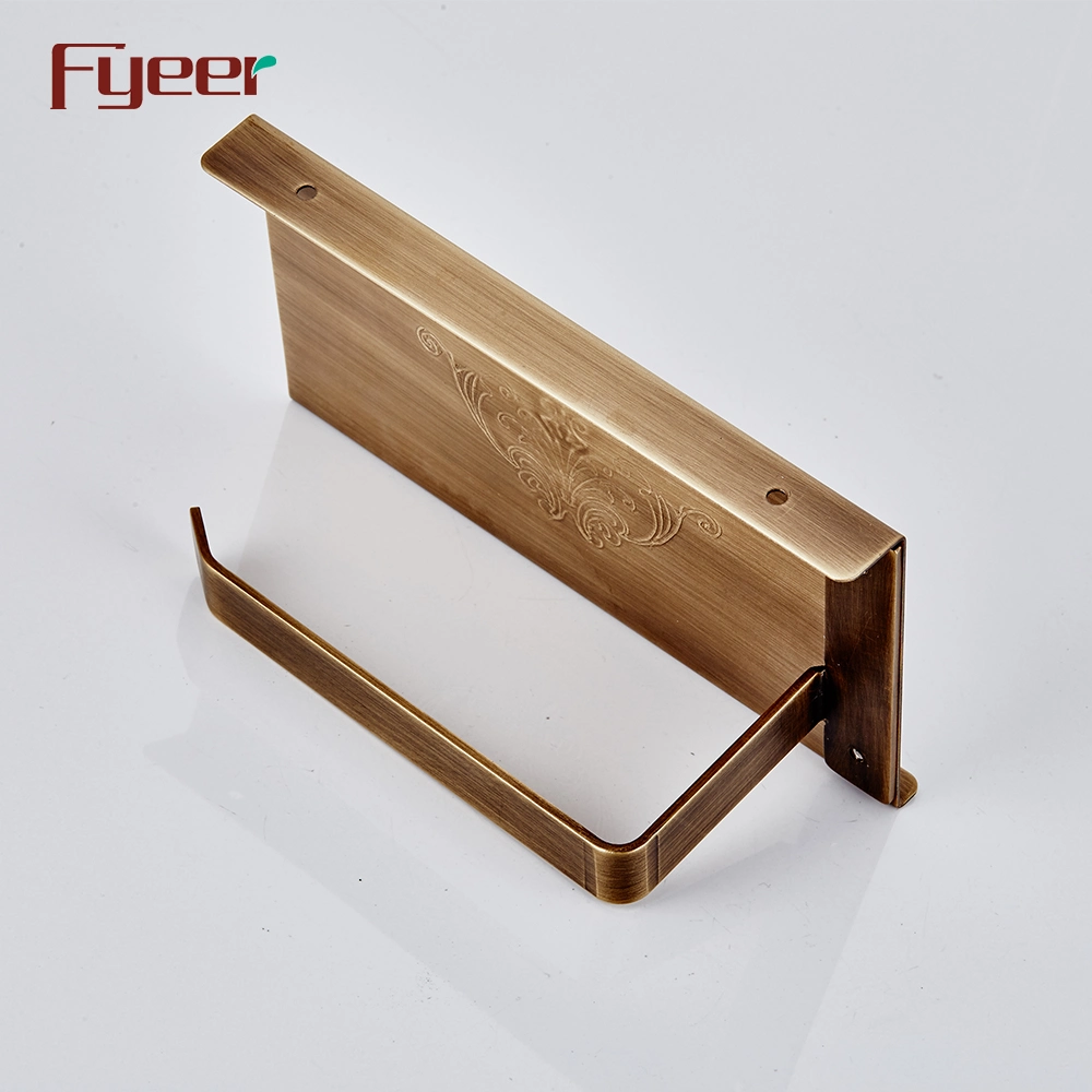 Fyeer Stainless Steel Antique Toilet Roll Holder