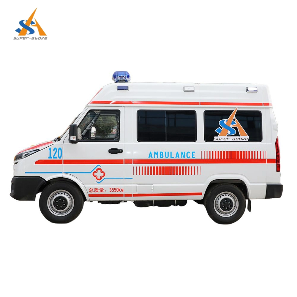 Super-Above Ambulance, Ambulance Car with Medical Equipment for Sale; Ambulance Euro5 Jmc Foton Dongfeng Vehicle 4X2 Ambulance