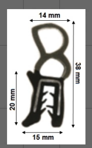 Extrusion Rubber Seals Door Window Seal Rubber Strip