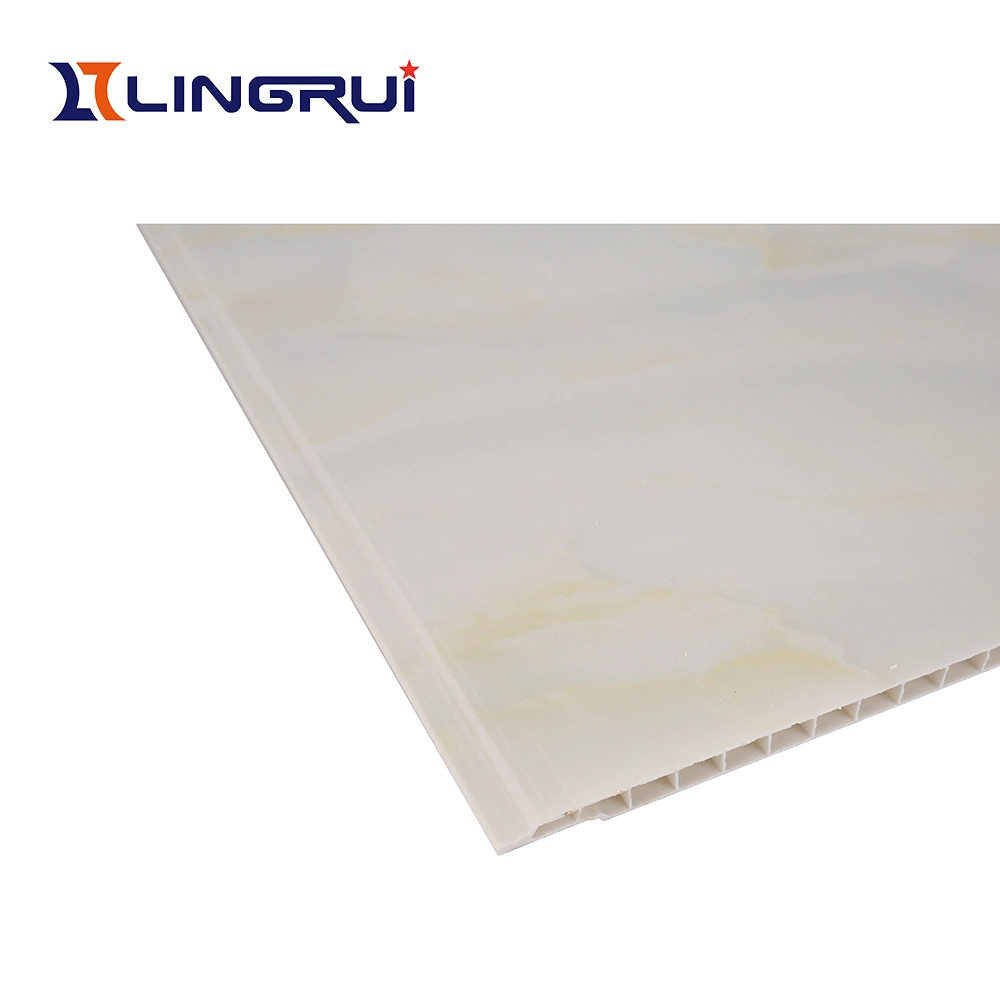 2022 Nuevos paneles de pared PVC laminado decorativo Panel de pared Material PVC 9 mm de espesor en la cocina