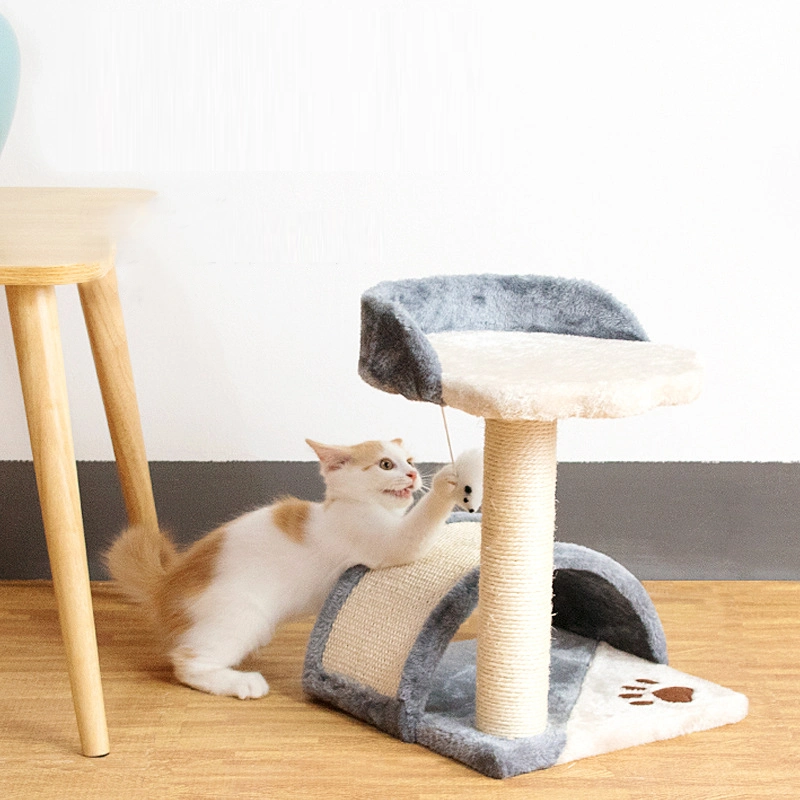 El bastidor de la escalada de Gato Gato pequeño nido de la Plataforma de salto el Sisal Puente en arco