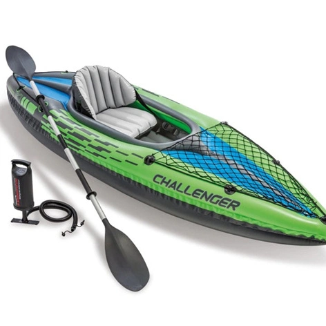 Boyi Challenger K1 Inflatable Kayak Kit with Oar and Pump Set B677