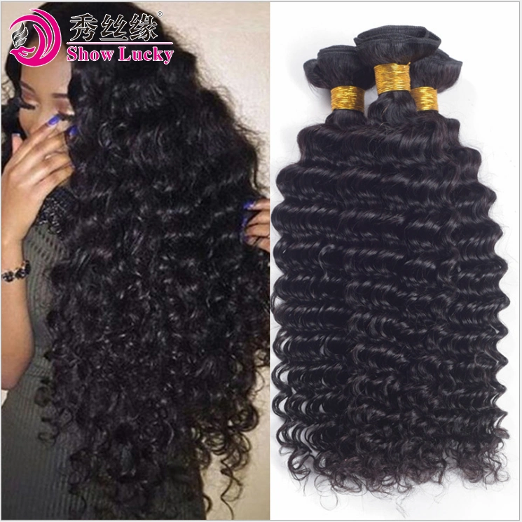 Human Hair Factory Price Remy 100% Virgin Peruvian Deep Wave Hair Weaving