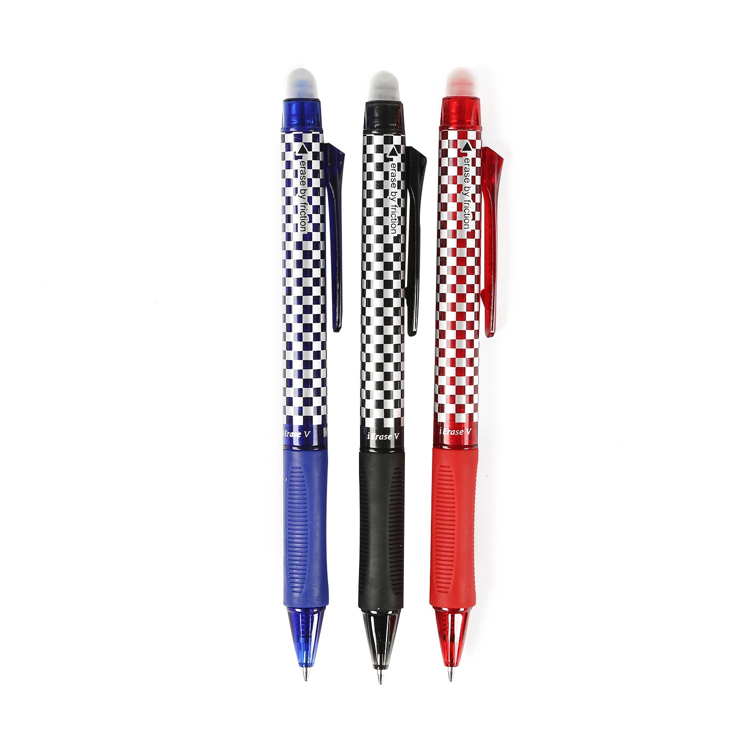 Colorful Plastic Cheap 0.7mm Medium Point Classical Retractable Erasable Gel Pen for Student