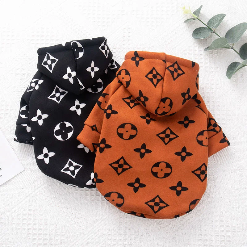 High quality/High cost performance  Promotional Dog Printed Hoodies Pet Clothes