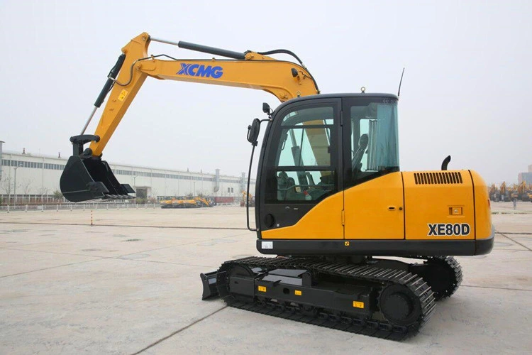 XCMG Brand New Xe80d 8 Ton Small Mini Crawler Excavator for Sale