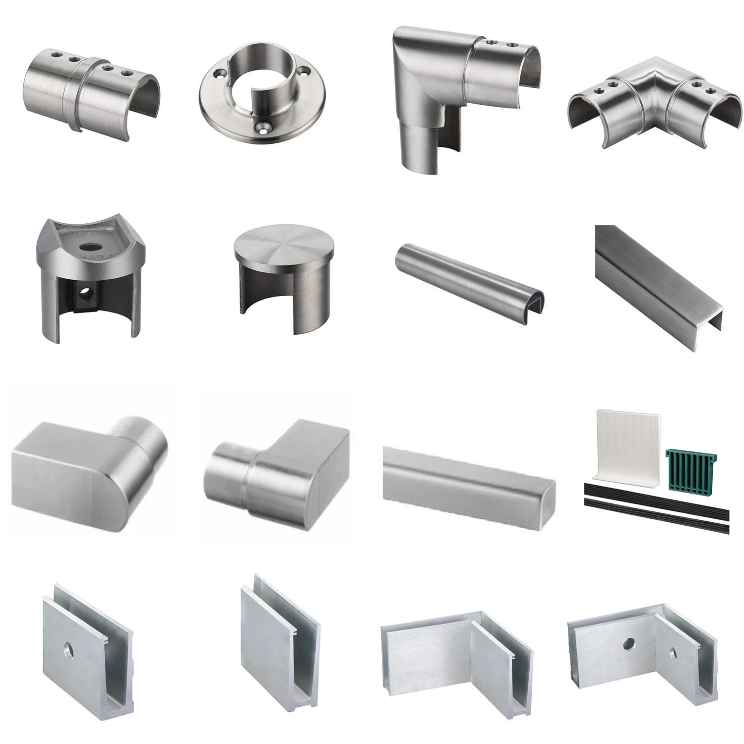 Classic Style Indoor Zinc Alloy Railing Connector Stainless Steel Railing Components